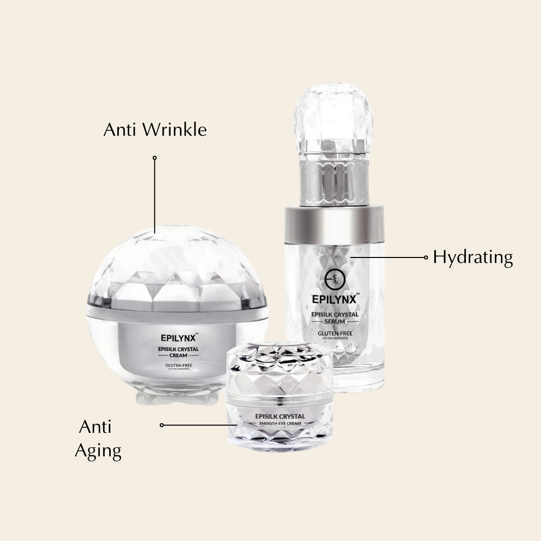 3-Piece Brightening & Firming Skincare Set – Serum, Moisturizer & Eye Cream for Sensitive Skin