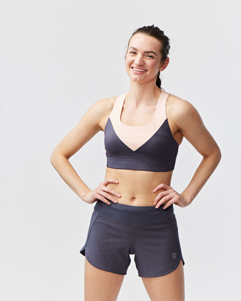 Excel Women's Workout Shorts – High-Waist Athletic Shorts with Pocket