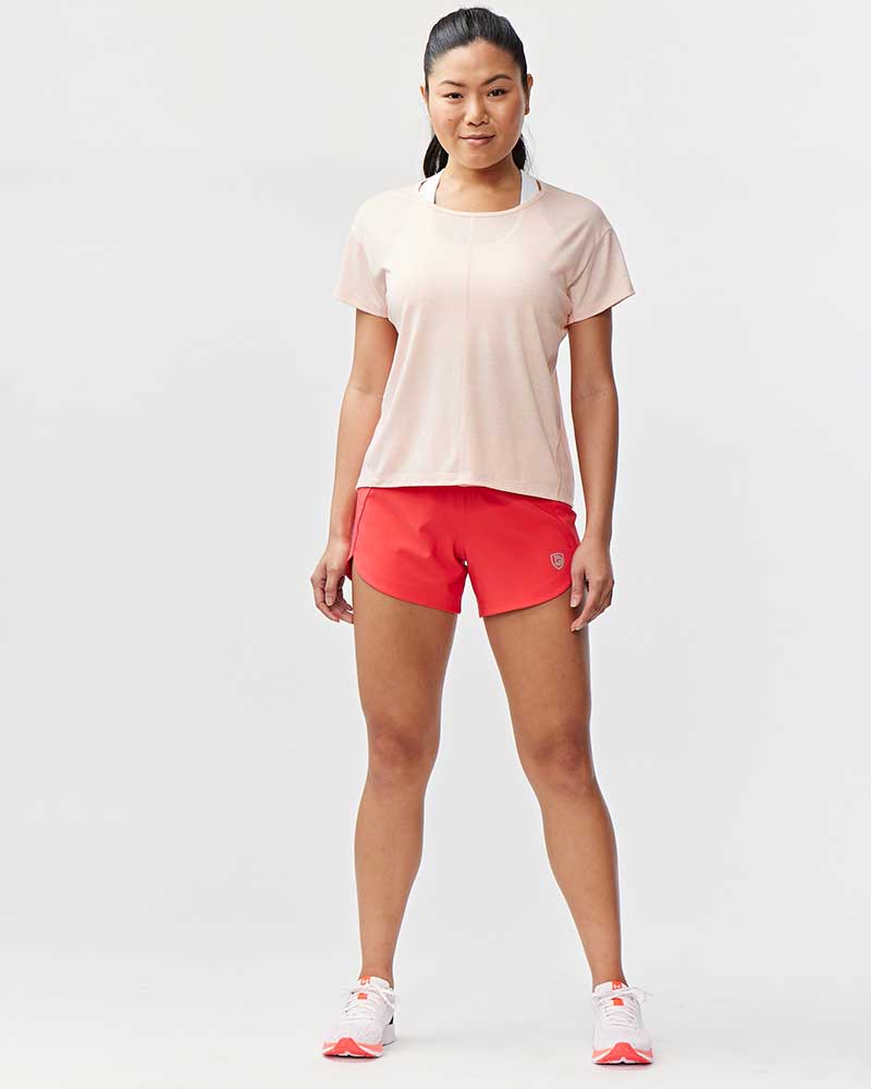 Excel Women's Workout Shorts – High-Waist Athletic Shorts with Pocket