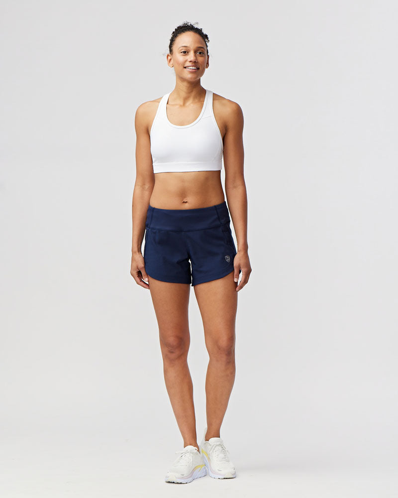 Excel Women's Workout Shorts – High-Waist Athletic Shorts with Pocket