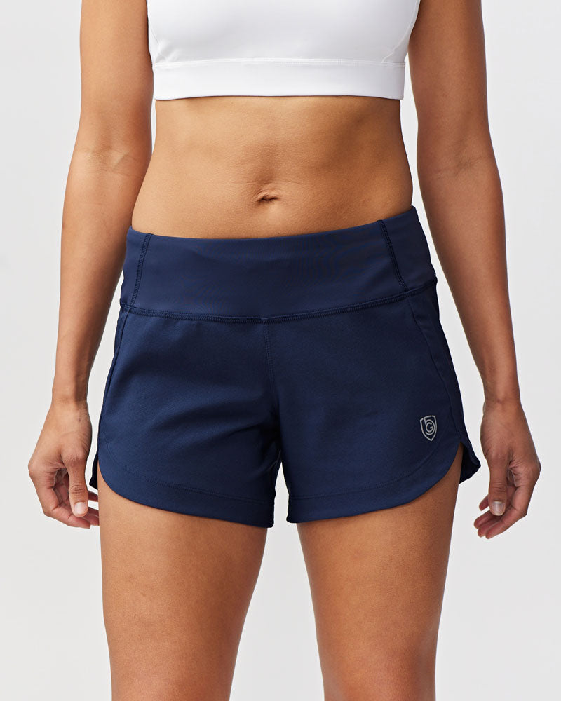 Excel Women's Workout Shorts – High-Waist Athletic Shorts with Pocket