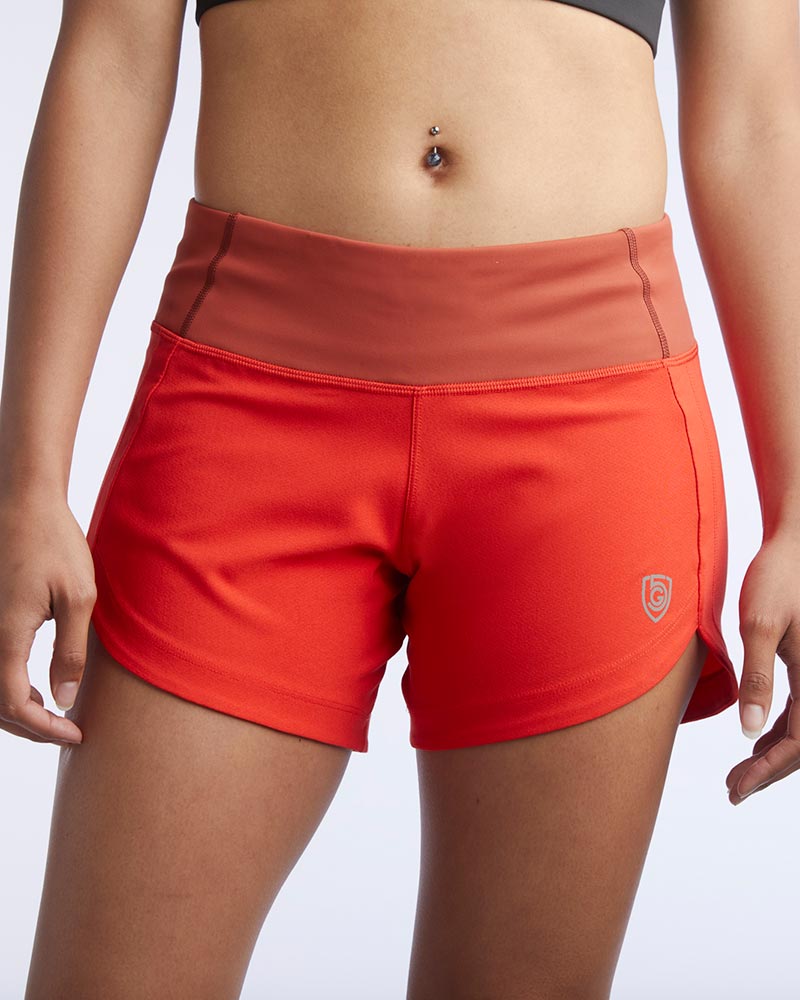 Excel Women's Workout Shorts – High-Waist Athletic Shorts with Pocket