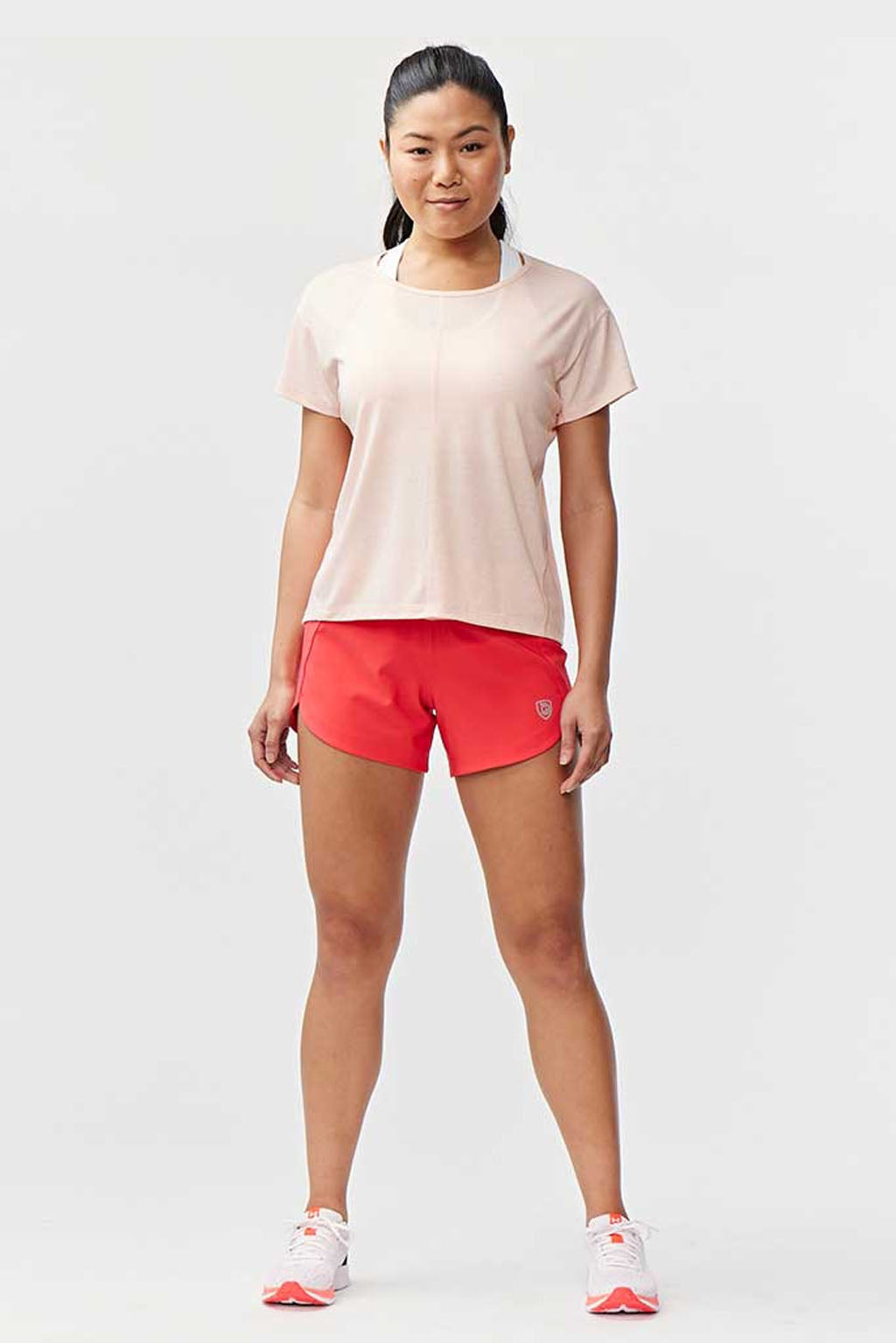 Excel Women's Workout Shorts – High-Waist Athletic Shorts with Pocket
