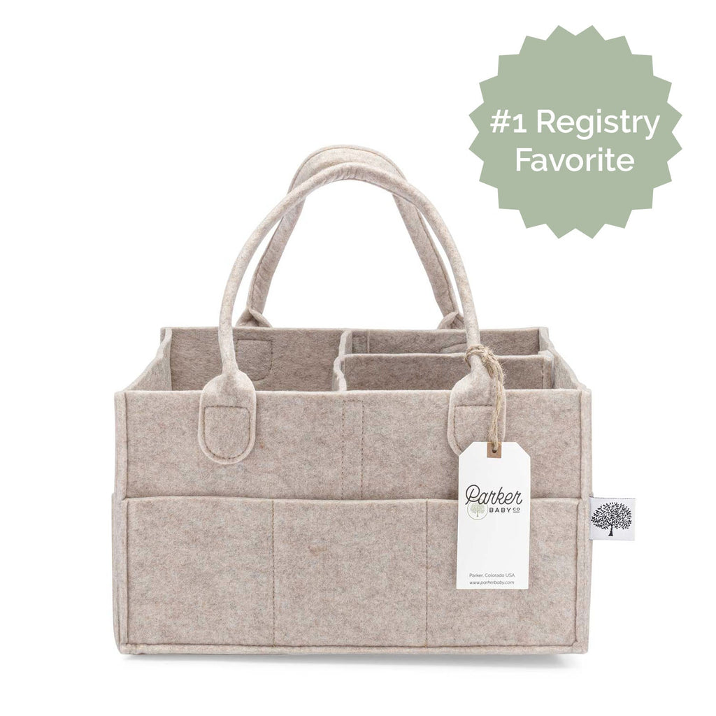Felt Diaper Caddy — Trusted by 14,000+ Moms | Nursery Organizer