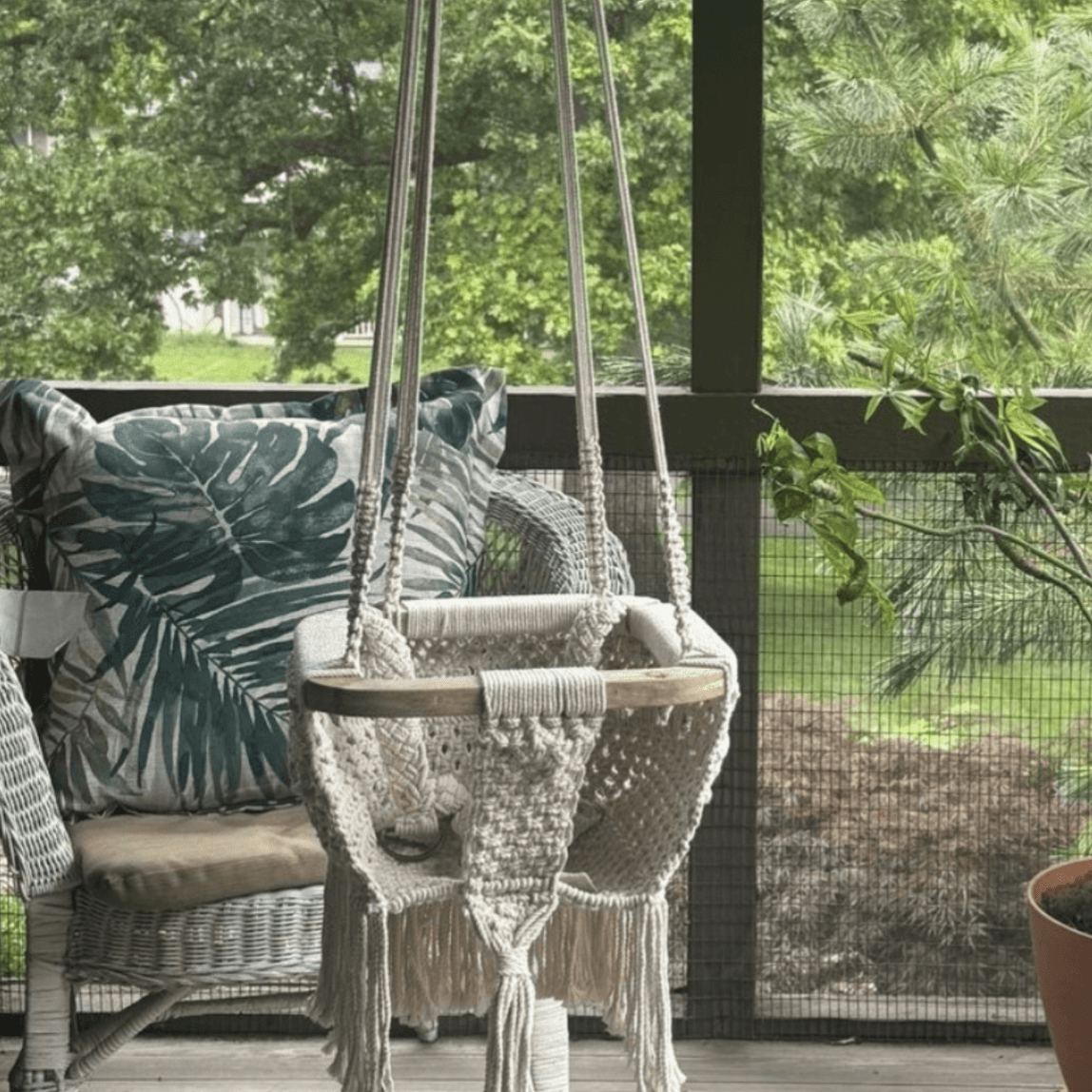 Macrame Infant Swing